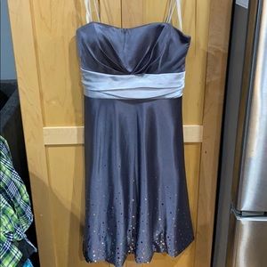 Gray sparkle dress